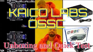 Kaico Labs OSSC Unboxing and Quick Test with comparison to generic HD Converter