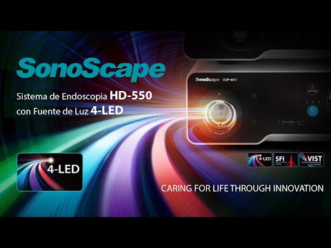 Sistema de Endoscopia Sonoscape HD-550 con tecnología 4-LED