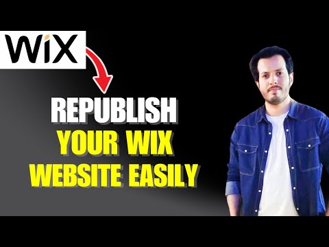 How to Republish an Unpublished Wix Website | Full Guide