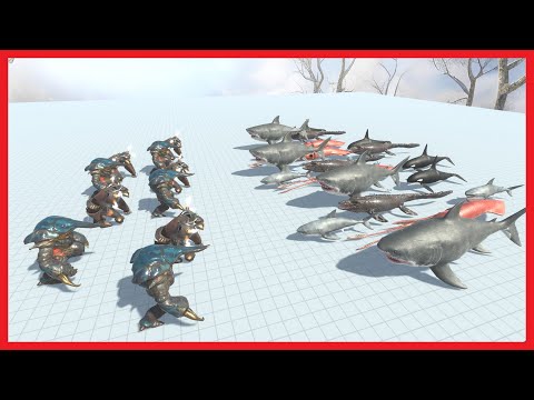 (5x) GORO & RANTHORN  VS 4x FACTIONS - ANIMAL REVOLT BATTLE SIMULATOR