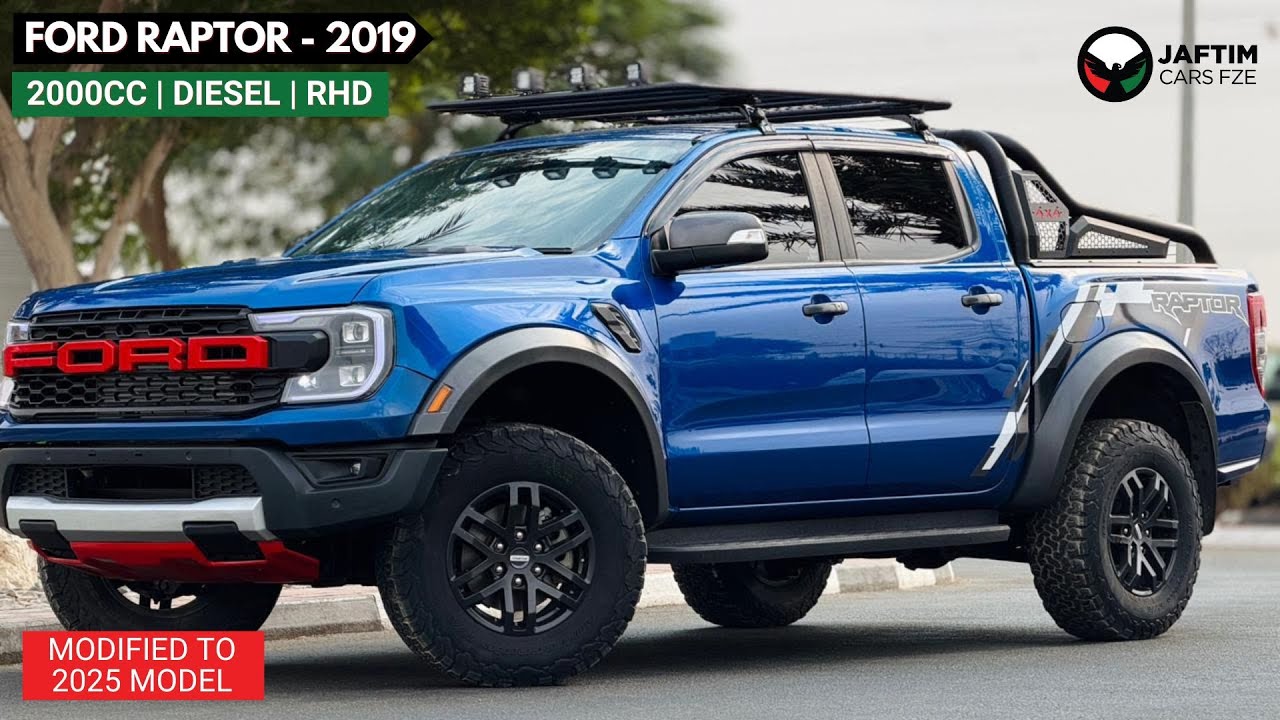 Ford Ranger Raptor MODIFIED TO 2025 MODEL | PUSH START | SPORTS BAR | 2.0L | AUTO | SPORTS BAR | RHD video