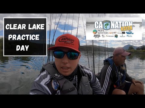 Clear Lake Practice Day// CA BASS Nation Kayak