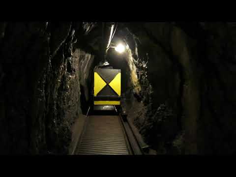 Schrägaufzug im Fort Cindey - Bergfahrt 2020