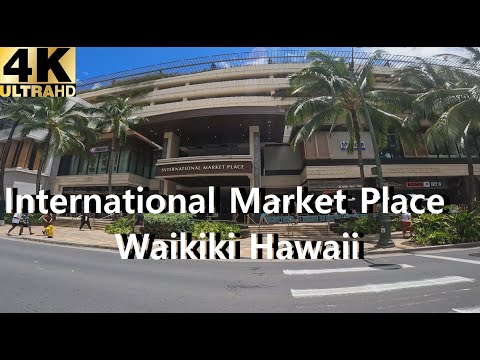 [4K] Centro Comercial International Market Place Waikiki Havaí 2023