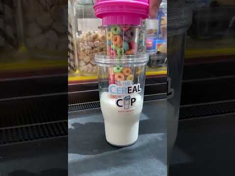 New way to eat cereal #cereal #breakfast #milk