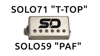 Video thumbnail for Solodallas: SOLO59 & SOLO71 PICKUPS (Les Paul) by Max Carton Guitar