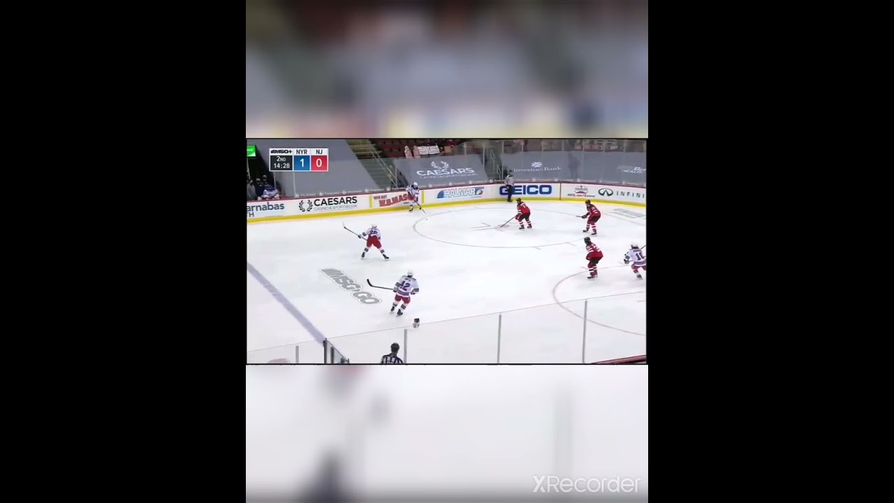 Nhl Fight Michael McLeod vs Brendan Smith New Jersey Devils vs New York Rangers (13/04/2021)