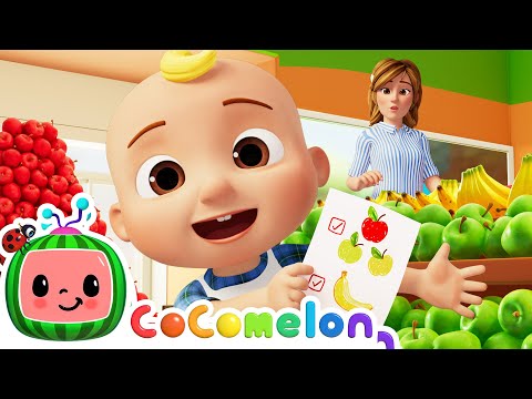 Apples & Bananas Grocery Store Song! | CoComelon Nursery Rhymes & Kids Songs