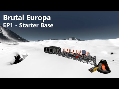 Stationeers (Beta): Brutal Europa, EP1 - Starter Base