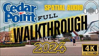 Cedar Point | Full POV Walkthrough 2024