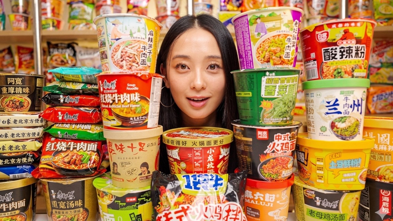 Testing Every Chinese Instant Ramen (and it was insane)