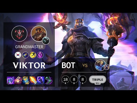Viktor Bot vs Ezreal - KR Grandmaster Patch 11.24b