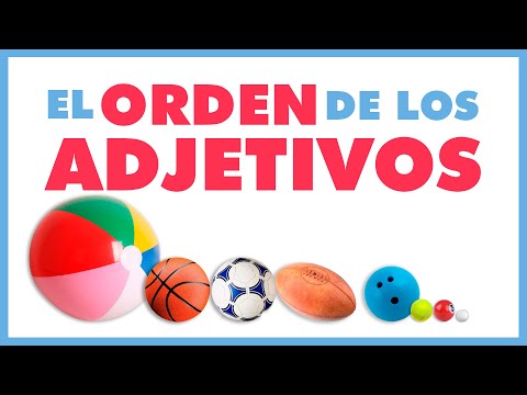 El orden de los adjetivos en inglés