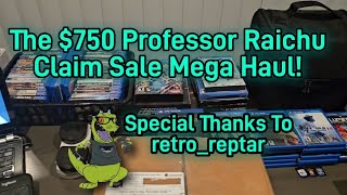 The $750 Professor Raichu Claim Sale Mega Haul!