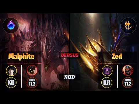 Doinb MALPHITE (Mid) [Arcane Comet] VS ZED - Master KR Patch 11.2