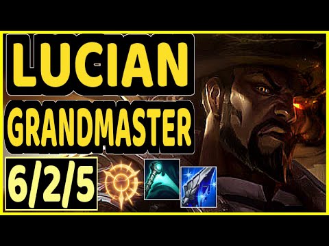 YOPPA (LUCIAN) - 6/2/5 KDA GAMEPLAY - EUW Ranked GRANDMASTER
