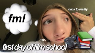 FIRST DAY OF COLLEGE *LIVE GRWM* AND VLOG!