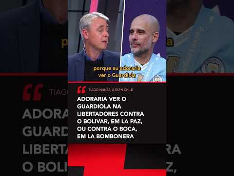 Guardiola na Libertadores? Olha o que o Tiago Nunes falou #shorts