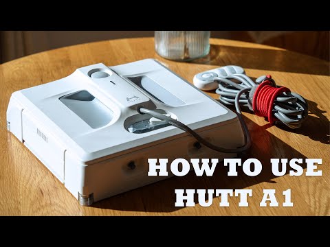 Juhtmega aknapesurobot HUTT A1, 6000 Pa, valge - Video