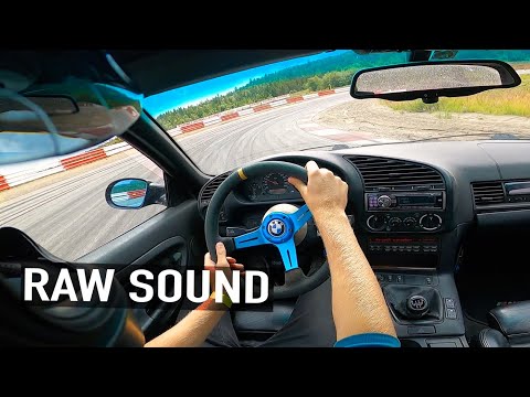 BMW E36 M3 POV DRIFT EXHAUST SOUND!