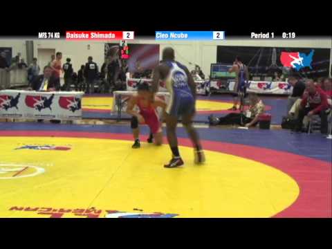 74 KG QF - Daisuke Shimada JPN vs Cleo Ncube CAN