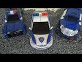 헬로카봇 경찰차 로봇 자갈밭을 통과하다 장난감 놀이 Hello Carbot Police Car Rob