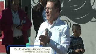 EN GIRA DE TRABAJO EN EL MUNICIPIO DE RODEO, EL GOBERNADOR JOSÉ ROSAS AISPURO TORRES, ENTREGÓ LA MOD