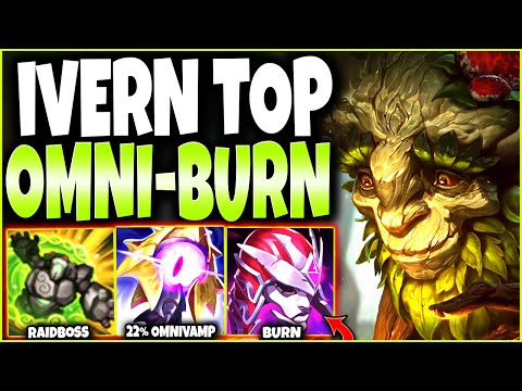 Make Daisy a RAIDBOSS with our Max OMNI-BURN Ivern Season 12 Build 🔥 LoL Top Lane Ivern s12 Gameplay
