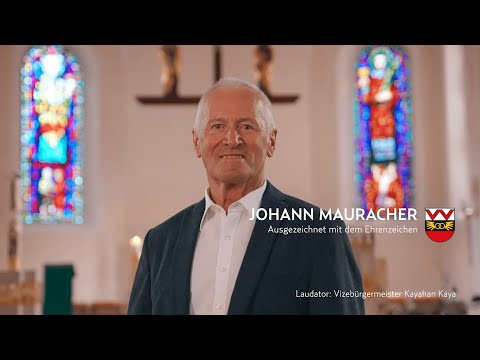 Johann Mauracher - Verleihung des Ehrenzeichens am 06.10.23