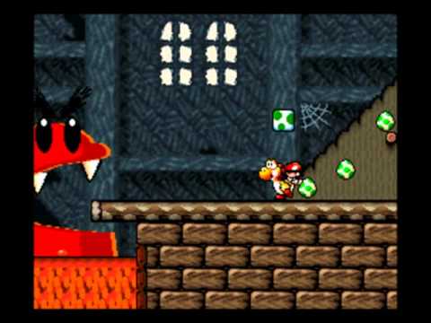 05 Yoshi's Island (Super Mario World 2) [Part 5], 1-4: Burt The Bashful's Fort