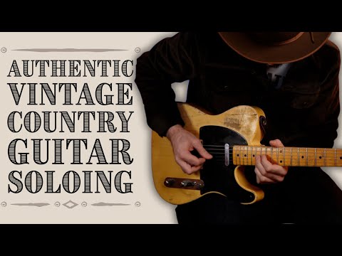 Twangy Country Blues Lead Guitar Study for Telecaster! Steel bends, double stops & Fancy Tricks!