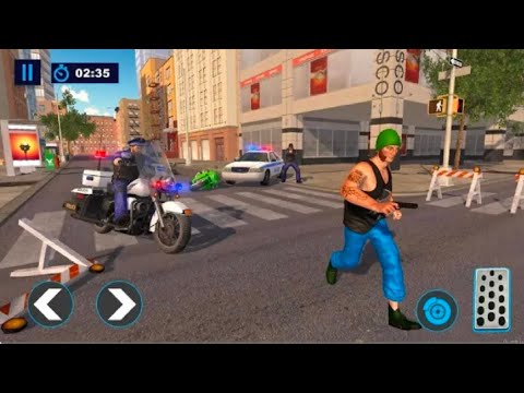 Police Bike City Gangster Chase _ Android GamePlay #6