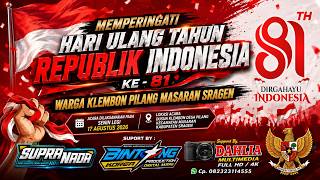 Download lagu 🔴📡LIVE CS SUPRA NADA | MEMPERINGATI HUT RI KE-81 WARGA KLEMBON PILANG MASARAN | BINTANG KOREA AUDIO mp3