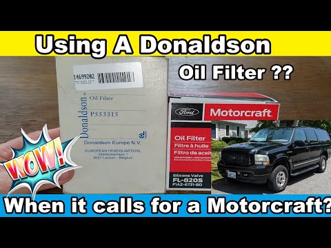 Donaldson P553315 Oil Filter vs. Motorcraft FL820s Oil Filter Cut Open Comparison