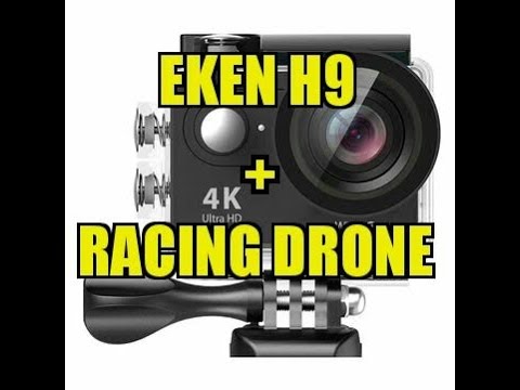 Eken h9 review test at 1080p 60fps on FPV racing Drone Banggood