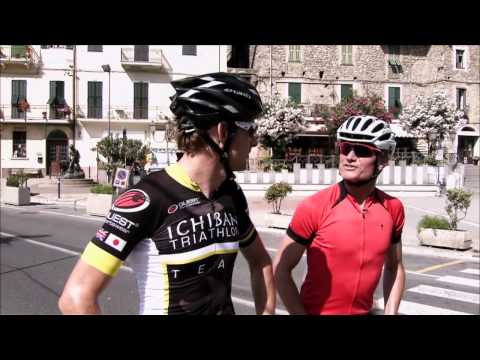 Jenson Button and David Coulthard Cycling[BBC British Grand Prix Pre-Show]