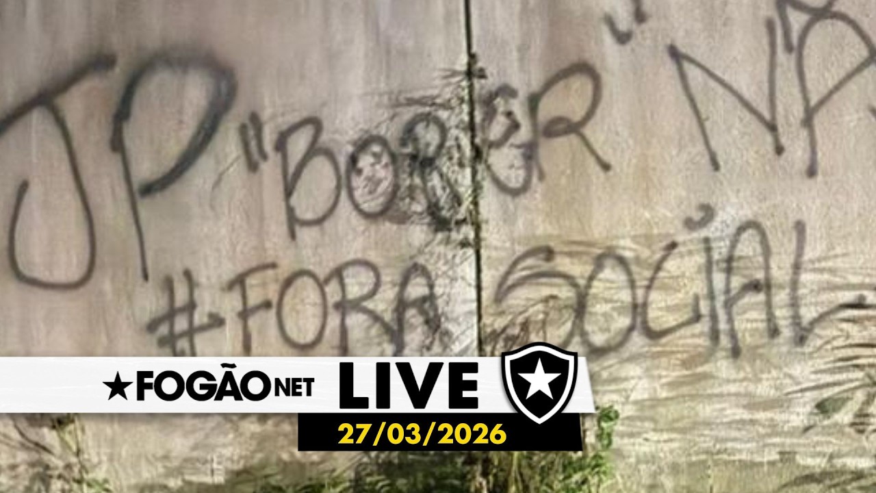 LIVE | Muros do CT do Botafogo são pichados; SAF irá liberar documentos para o associativo