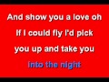 Benny Mardones  - Into The Night - Karaoke