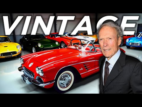 Exploring 9 VINTAGE Cars In Clint Eastwood's Garage