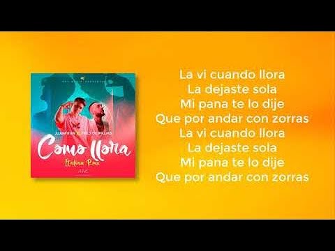 Juafran x Fred De Palma - COMO LLORA (lyrics/testo)