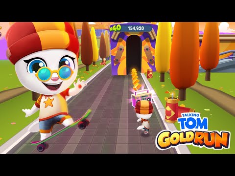 Talking Tom Gold Run - Street Jam // Skater Angela in China Fall 🎎🎋🌇🍂