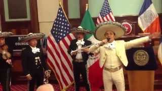 José Adán Pérez y Mariachi Real de México - New York City Hall, Council Chambers