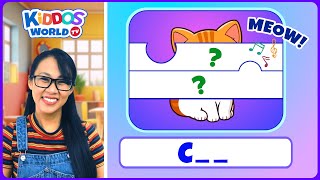 Guess the Item Puzzle from A-Z - Alphabet Surprise Puzzle and Sound Solving Game with Miss V