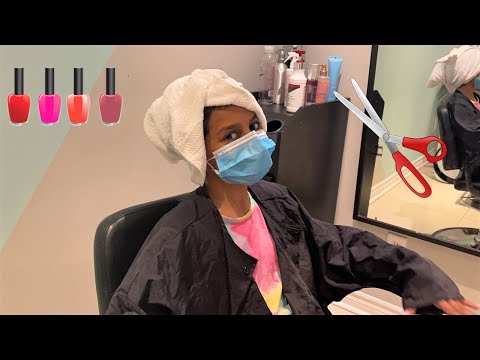 Deema's new Hair cut and Nails!! *big surprise*