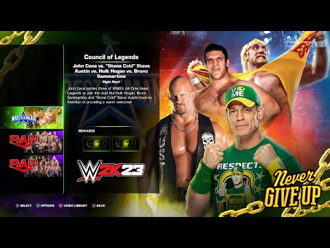 WWE 2K23 - John Cena FULL SHOWCASE MODE WALKTHROUGH (PS5)
