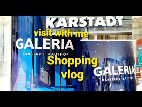 Galeria kaufhof Karstadt Alemanha | Vlog de compras