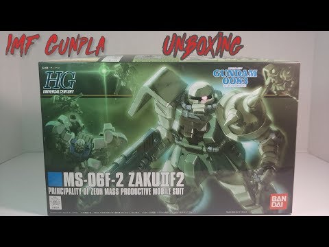HGUC MS-06F2 Zaku II F2 | Unboxing