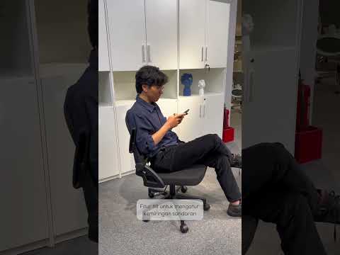 Gambar Informa Ken Kursi Kantor Sandaran Rendah - Hitam