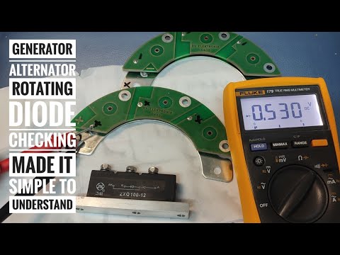 Generator Alternator Rotating Diode Works / checking made it simple / Exciter / Cummins /Hyundai