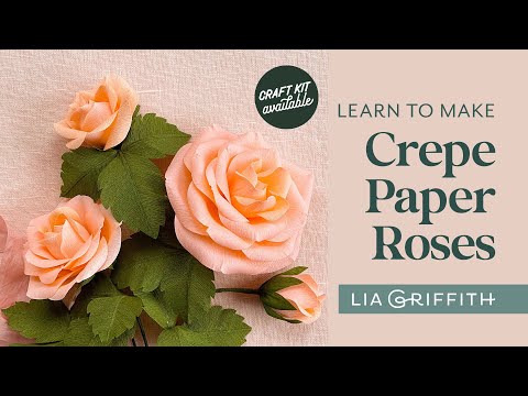 How to Craft Crepe Paper Roses & Buds | Easy & realistic paper flowers 🌹